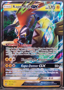 Kapu-Riki 47/145 Stunde Der Wachter Pokemon Pokemon Karte Deutsch Near Mint - Image 1