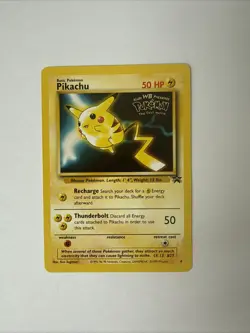 Pokemon Pikachu TCG Blackstar Promo Card 4 First Movie - Image 1