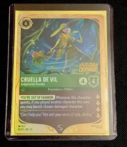 Cruella De Vil Judgmental Traveler - 45/P3 Promo - Disney Lorcana Wilds Unknown - Image 3