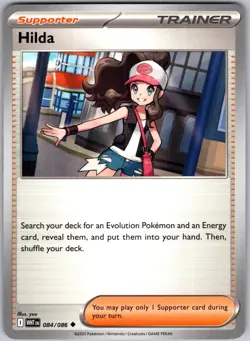 Hilda 084/086 Uncommon White Flare Pokemon Near Mint - Image 1