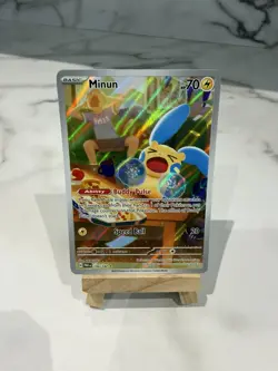 Minun 194/182 Paradox Rift Illustration Rare Pokemon Card NM IR TCG card Pokemon - Image 4