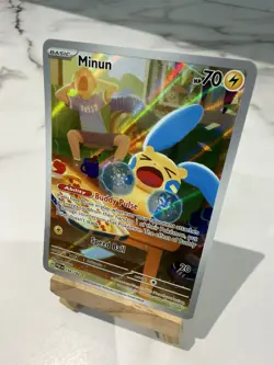 Minun 194/182 Paradox Rift Illustration Rare Pokemon Card NM IR TCG card Pokemon - Image 5