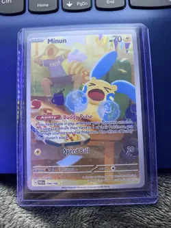 Minun 194/182 Illustration Rare - Paradox Rift - Pokemon TCG NM - Image 1