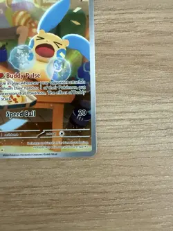 Pokemon TCG Minun Paradox Rift Illustration Rare Card 194/182 - Image 3