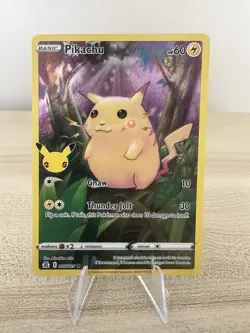 Pikachu 005/025 Celebrations 25th Anniversary Full Art Pokemon TCG (6) - Image 1