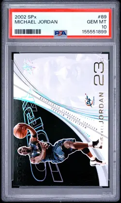 2002 SPX #89 MICHAEL JORDAN PSA 10 - Image 1