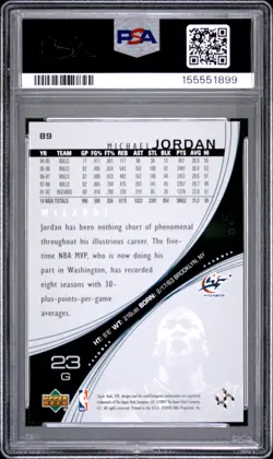 2002 SPX #89 MICHAEL JORDAN PSA 10 - Image 2