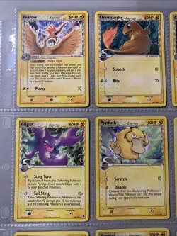Pokemon TCG Mixed Vintage EX Era Delta Species 9 Card Lot Non Holo - Image 2
