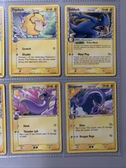 Pokemon TCG Mixed Vintage EX Era Delta Species 9 Card Lot Non Holo - Image 4