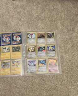 Pokemon TCG 171-Card Mixed Lot in Binder Pages, 1st Ed Neo Genesis Pikachu #70 - Image 3
