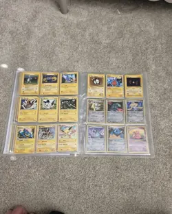 Pokemon TCG 171-Card Mixed Lot in Binder Pages, 1st Ed Neo Genesis Pikachu #70 - Image 4