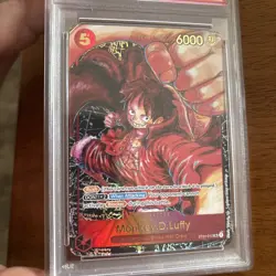 One Piece OP05 Monkey D. Luffy 1st Anniversary ST01-012 PSA 10 Gem Mint English - Image 3
