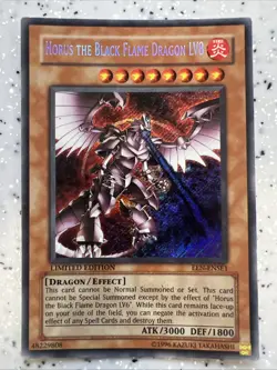 Horus The Black Flame Dragon LV8 EEN-ENSE1 Elemental Energy Limited Edition - Image 1