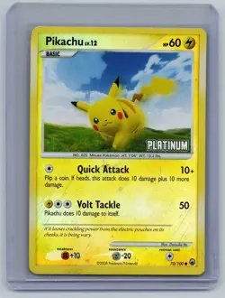 Pikachu Reverse Holo Common MD #70/100 MP - Image 1