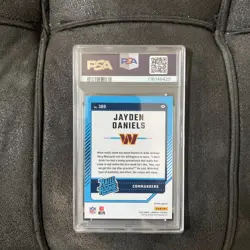2024 Donruss Jayden Daniels PSA 10 GEM MINT 💎 OPTIC PREVIEW HOLO ROOKIE PRIZM - Image 3