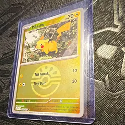 Pikachu 055/217 Scarlet & Violet—Stellar Crown Promo Holo 70HP English - Image 1