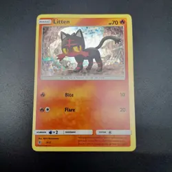 ~ Pokemon TCG ~ Litten ~ 3/12 ~ Holo Card ~ McDonalds 2016 Promo ~ LP/NM ~ - Image 3