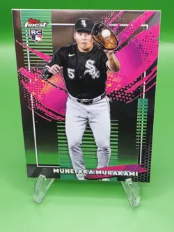 2026 Topps Finest- Munetaka Murakami Rookie Rare #295 Chicago White Sox (RC) - Image 3