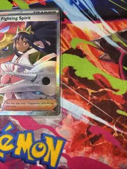 Iris's Fighting Spirit 292/217 Full Art Secret Rare Ascended Hero’s Pokemon Card - Image 5