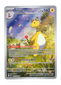 Ampharos 090/086 Holo Illustration Rare Chaos Rising Pokemon Near Mint - Image 1