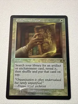 Enlightened Tutor (Retro Frame) Dominaria Remastered Foil Near Mint (NM) - Image 1