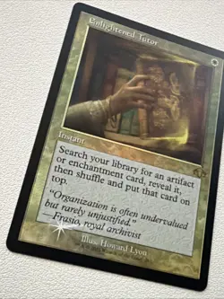 Enlightened Tutor (Retro Frame) Dominaria Remastered Foil Near Mint (NM) - Image 2
