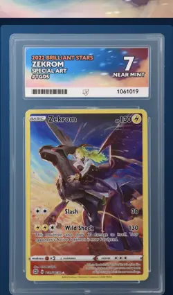 Zekrom Trainer Gallery Holo Card TG05/TG30 Brilliant Stars Pokemon TCG NM ACE 7 - Image 1