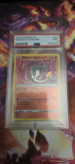 2022 Pokemon GO Radiant Trio PSA 9 Venusaur #4, Charizard #11, Blastoise #18 - Image 4