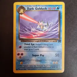 37/82 Dark Golduck NM Team Rocket Uncommon Pokemon TCG Card 1999-2000 - Image 1