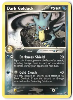Pokemon Card - Dark Golduck 35/109 Uncommon - Team Rocket Returns - WOTC NM - Image 1