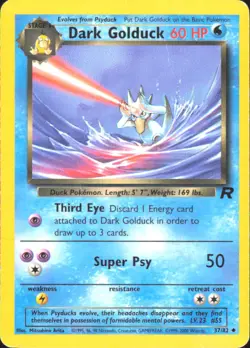 Dark Golduck Team Rocket 37/82 NM - Pokemon TCG - Image 1