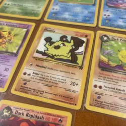 Pokemon Team Rocket Dark Evolution Lot Golduck Kadabra Muk Rapidash WOTC 2000 NM - Image 5