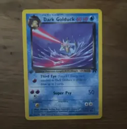 Pokemon TCG Team Rocket Dark Golduck 37/82 1st Edition Uncommon NM - Image 1