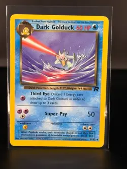 Golduck 37/82 - Team Rocket Pokemon TCG Dark - 03 - LP/NM - Image 1
