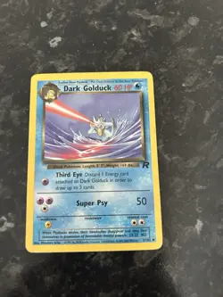 Pokemon Dark Golduck TCG Team Rocket Card 37/82 Regular NM/M Condition - Image 1