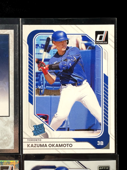 KAZUMA OKAMOTO 2026 Topps Finest COMMON MINI DIAMOND Toronto Blue Jays RC Lot 10 - Image 5