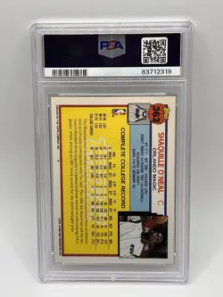 1992 Topps Gold #362 Shaquille O'Neal Rookie Card PSA DNA Auto 10 Mint 9 - Image 2