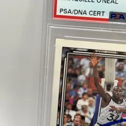 1992 Topps Gold #362 Shaquille O'Neal Rookie Card PSA DNA Auto 10 Mint 9 - Image 5