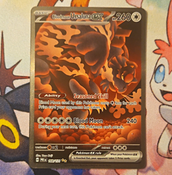 Pokemon Bloodmoon Ursaluna ex 168/131 Prismatic Evolutions SIR NM EN - Image 1