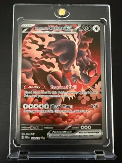 Bloodmoon Ursaluna ex - 168/131 Pokemon TCG Prismatic Evolutions Special Rare NM - Image 1