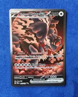 Bloodmoon Ursaluna EX Prismatic Evolutions SIR 168/131 Pokemon Holo Rare - Image 1