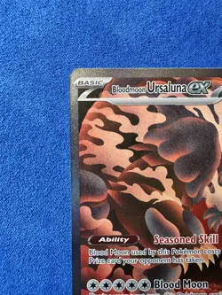 Bloodmoon Ursaluna EX Prismatic Evolutions SIR 168/131 Pokemon Holo Rare - Image 4