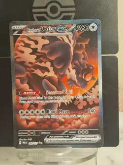 Pokemon TCG: Bloodmoon Ursaluna ex 168/131 Prismatic Evolutions SIR - Image 1
