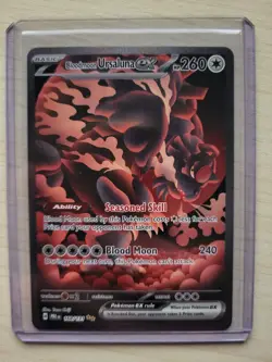 Bloodmoon Ursaluna ex - 168/131 - Pokemon Prismatic Evolutions Special Rare NM - Image 3