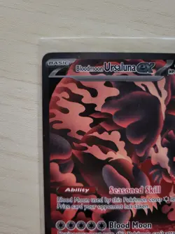Bloodmoon Ursaluna ex - 168/131 - Pokemon Prismatic Evolutions Special Rare NM - Image 4