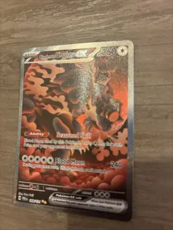 Pokemon Card Bloodmoon Ursaluna EX 168/131 Prismatic Evolutions SIR Near Mint - Image 2