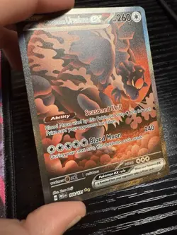 The Pokemon Company Bloodmoon Ursaluna ex Sv Prismatic Evolutions 168/131 Speci… - Image 1