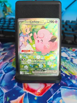 Pokemon TCG Lillie's Clefairy EX 184/159 Journey Together SIR - Image 1