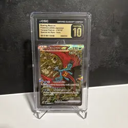 Roaring Moon ex SV8a Terastal Fest JP CGC 10 SAR Holo 218/187 - Image 1