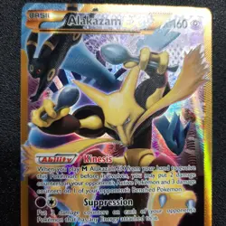 Pokemon TCG Alakazam EX Secret Rare Full Art Holo XY Fates Collide NM 125/124 - Image 2
